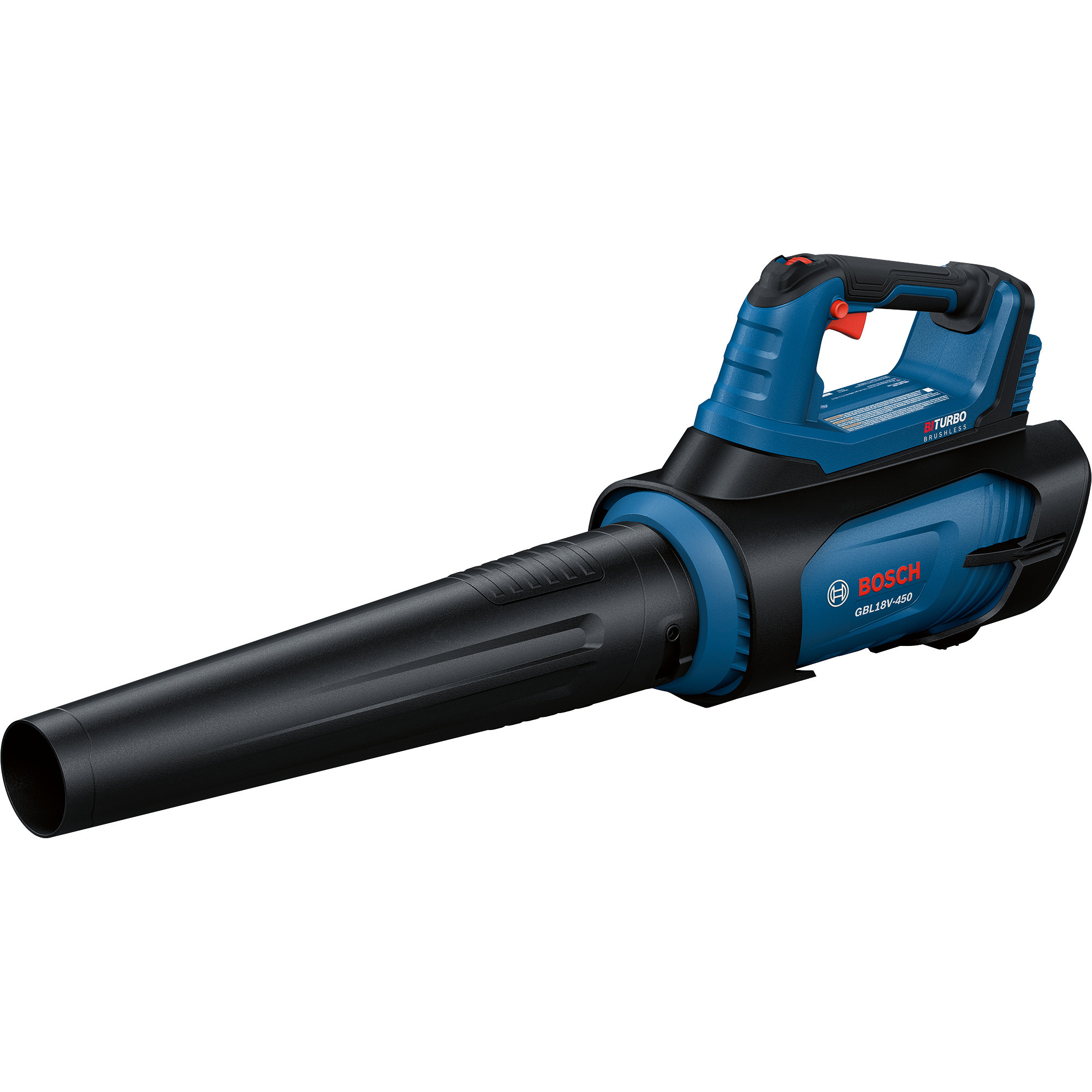 Bosch 18V PROFACTOR Blower — 450 CFM, 123 MPH, BITURBO Brushless, 6.6 Lbs., Model# GBL18V-450N